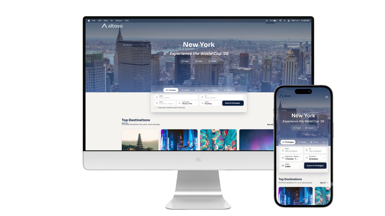 altovo booking platform live demo